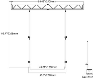 Extension pour stand ADJ PRO EVENT TABLE II