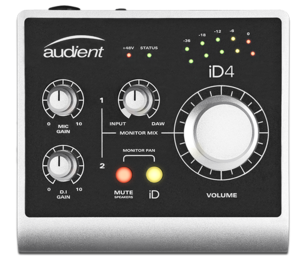 Carte son Audient iD4 2 entrées 2 sorties 24 bit 96 kHz