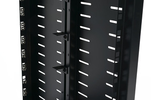 Rack metal 16U sur roulettes format 19 pouces