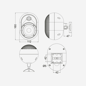 Java 315b - Paire d'enceintes noires tropicalisée 100V 7-15W ou 16 ohms