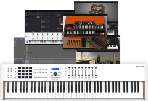 Clavier maître midi Arturia Keylab 88 MKII MIDI/USB finition blanc