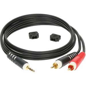 Câble audio 3.5mm stéreo mâle à 2 RCA mâle, 6 pieds