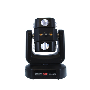 Kronos Power lighting - Effet 4 en 1 beam wash strobe et laser bicolore a 4 rotations infinies