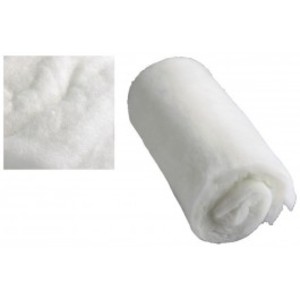 Laine de polyester souple pour amortissement 300g/m2 63 x 33 x 3.5 cm