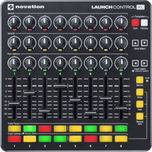 Launch-Control-XL-B Novation - Controleur midi 16 pads 8 faders 24 rotatifs