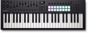 LAUNCHKEY-49-MK4 Novation – Clavier maître 49 touches 16 pads 8 rotatifs 9 faders