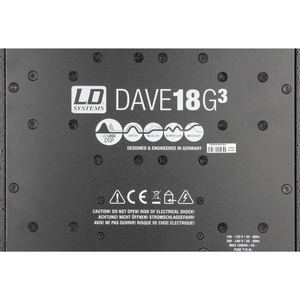 Système de sonorisation compact LD Systems DAVE 18G3 1200W RMS - 4800W max