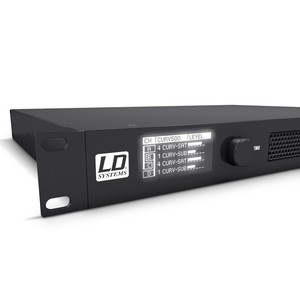 LD Systems CURV 500 iAMP 4 canaux installation amplificateur de classe D