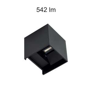 Luminaire LEK aluminium 6,5W 4000K 100° noir IP65