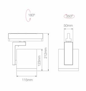 Projecteur led Beneito et Faure Lena Blanc 35W blanc variable