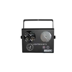 LIGHTBOX 80S Power lighting - multi effet 4 en 1 Sphéro + Crypto + Strike + laser bicolore