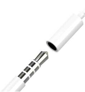 Adaptateur Jack femelle TRRS vers port Apple Lightning