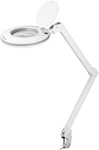 lampe loupe articulée monobras led 8.5W 3 dioptries