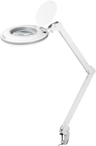 lampe loupe articulée monobras led 9W dimmable 3 dioptries