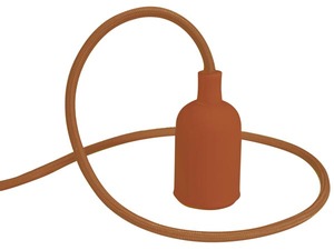 Luminaire à suspension en cordage Velleman douille E27 Marron