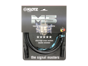 M5 6m Klotz - Câble XLR studio suprême double blindage connectique klotz 6m