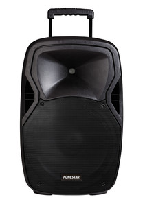 Malibu 215P Fonestar - Enceinte autonome batterie lithium USB SD bluetooth 15 pouce avec 1 micro sans fil + un serre tête