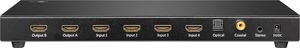 Matrice HDMI 4 entrées vers 2 sorties 4K
