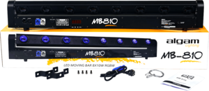 MB810 Algam Lighting - Barre led 8x10w RGBW motorisée