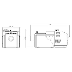 Machine à fumée lourde J.Collyns 2000W MFL 2000 PACK Flightcase DMX et télécommande