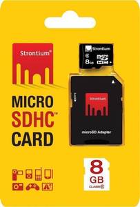 Carte Micro SD 8Go avec adaptateur