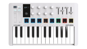 MiniLab 3 Arturia - Clavier mini 25 touches 4 fader 8 rotatifs et 8 pads