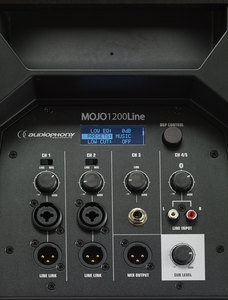 Enceinte à colonne actif MOJO 1200 Audiophony 600W RMS avec DSP, Bluetooth et Housses de transport