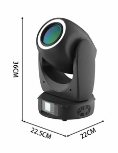 Moover Beam 100 Nicols - Lyre BEAM LED 100W avec ring rgbw pixel et prisme multicolore