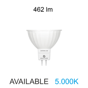 Ampoule Beneito Faure à led Uniform-Line GU5.3 MR16 12V 6W blanc jour 5000K 120°