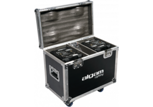 Pack de 2 MS100 algam lighting en Flightcase - Lyres Leds 100W Gobos focus et prisme