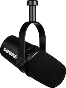 Shure MV7-K micro podcast et radio Dynamique USB et XLR