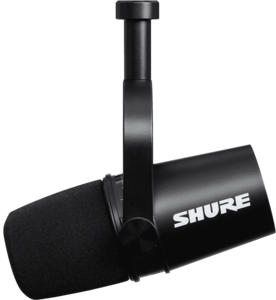 Shure MV7-K micro podcast et radio Dynamique USB et XLR