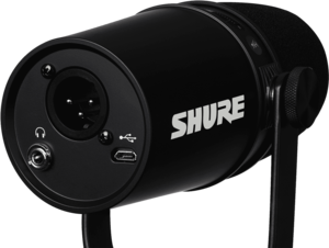 Shure MV7-K micro podcast et radio Dynamique USB et XLR