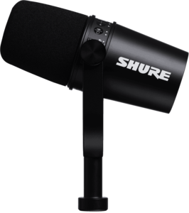 Shure MV7-K micro podcast et radio Dynamique USB et XLR