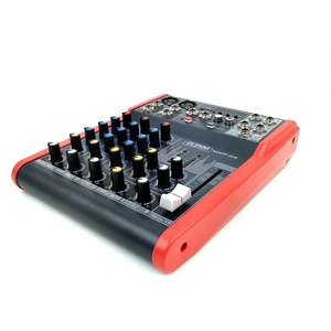 Table de mixage GLEMM MXP04 4 cannaux EQ 3 bandes et lecteur USB/MP3