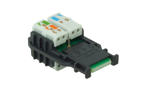 NE8MX6-T Neutrik - Fiche ethercon avec insert RJ45 cat6A pour câbles max AWG24