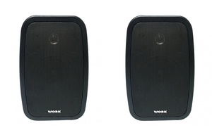 Lot d'enceintes active et passive Work NEO 5 A BT Black 2X25W bluetooth avec fixation