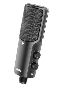 Microphone RODE NT-USB electret cardioïde avec sortie casque jack 3.5mm pour Podcast - studio