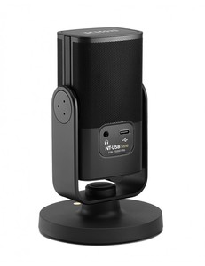 Microphone USB-C NT MINI electret cardioïde avec sortie casque jack 3.5mm pour Podcast - studio