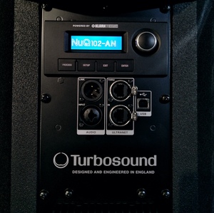 Enceinte active Turbosound NuQ Pro 102-AN noir 10 pouces 600w 122 dB SPL