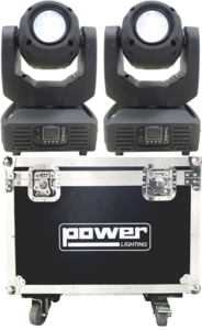 Pack de 2 lyres beam Power lighting Tiger 1R en flight