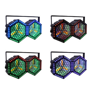 Par 2Bee J.Collyns - Pack de 2 projecteurs vintage 3 x 50W + RGB