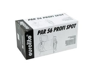 Projecteur PAR 56 Eurolite noir long sans lampe avec porte filtre