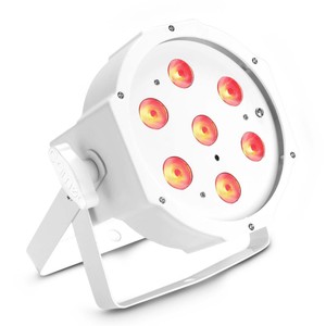 Projecteur Led Cameo Flat par can tri 3W IR WH 7X3W RGB