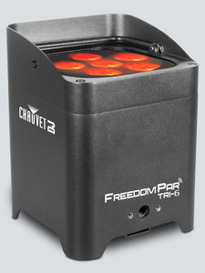 Freedom Par Tri-6 Chauvet, projecteur sur batterie avec Bluetooth et DMX