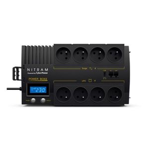 PB1000LCD Nitram onduleur de secours et régulateur de tension 1000VA 600w