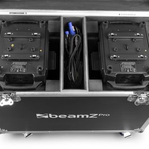 Pack 2 Ignite 300 led Beamz en flightcase - Lyres 300W Led BSW