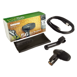 PGA56 Shure - Micro dynamique cardioïde pour batterie avec pince et câble XLR