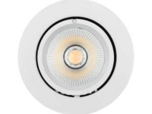 Downlight encastré orientable et inclinable Beneito et faure Pixel 30W blanc chaud dimmable