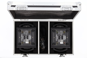 PACK MW19X15ZX Algam lighting - 2 Lyre Wash 19X15W RGBW Zoom 6 - 50° avec flight à roulettes